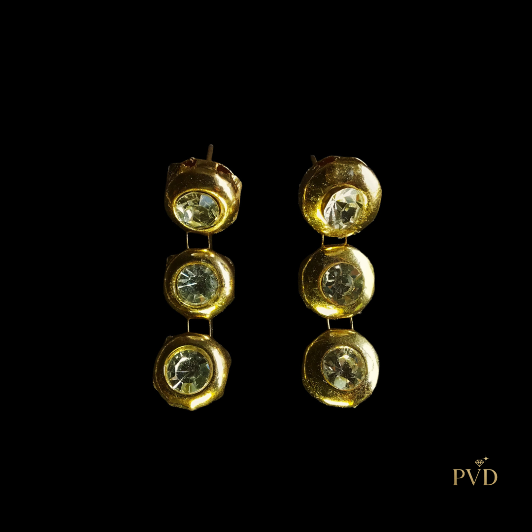 Eternal Glow Y-Shape Crystal Anti-Tarnish Necklace Set | PVD Jewellery